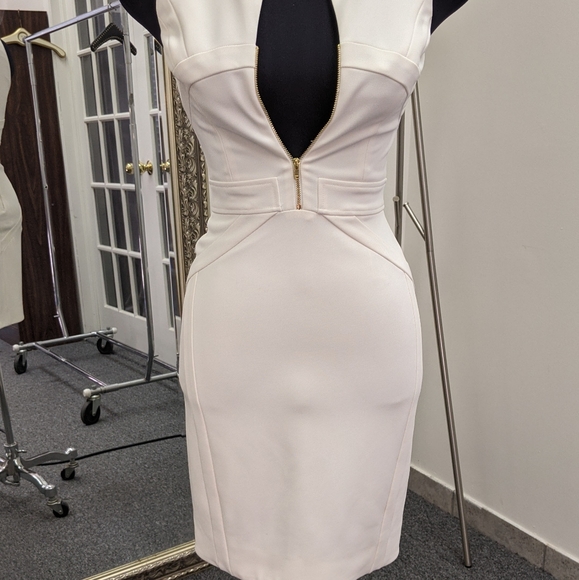 Zac Posen Bodycon ecru/ ivory dress - Picture 9 of 11
